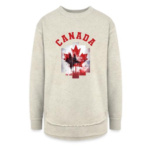 Canadian Pulse - Women's Weekend Tunic Fleece Sweatshirt