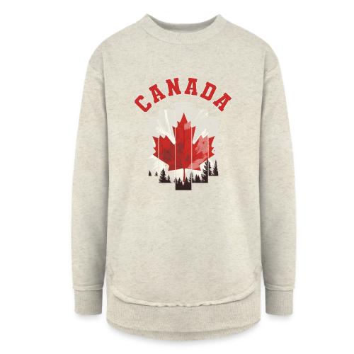 Creative Spirit of Canada - Women's Weekend Tunic Fleece Sweatshirt