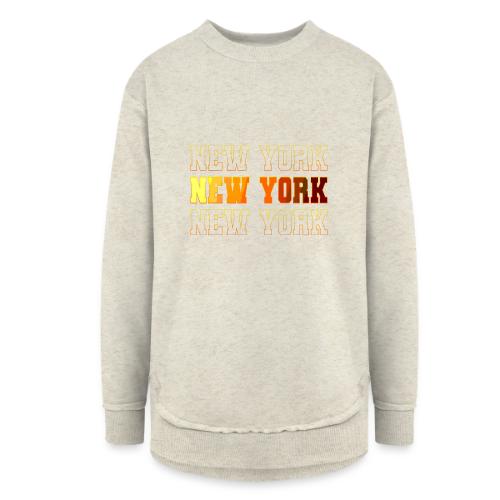 New York Varsity Echo - Women's Weekend Tunic Fleece Sweatshirt