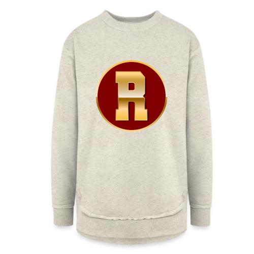 Letter R – Capital Varsity Alphabet Monogram - Women's Weekend Tunic Fleece Sweatshirt