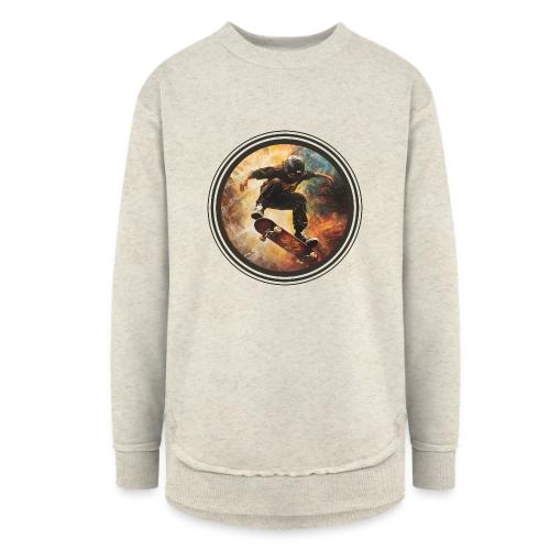Skateboarding Flow - Women's Weekend Tunic Fleece Sweatshirt