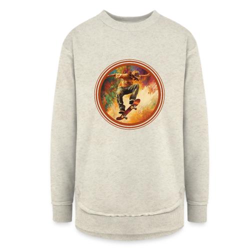 Skateboarding Mode On - Women's Weekend Tunic Fleece Sweatshirt