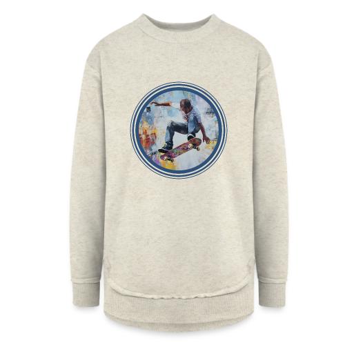 Skateboarding Universe - Women's Weekend Tunic Fleece Sweatshirt