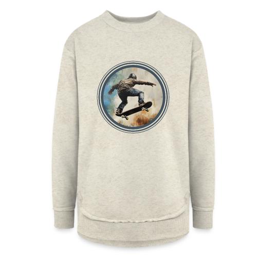 Skateboarding Energy - Women's Weekend Tunic Fleece Sweatshirt