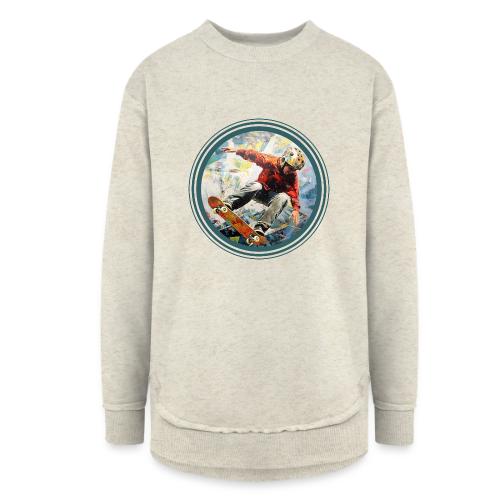 Skateboarding Fuel - Women's Weekend Tunic Fleece Sweatshirt