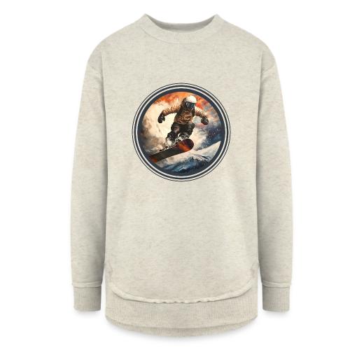 Snowboarding Elevation - Women's Weekend Tunic Fleece Sweatshirt