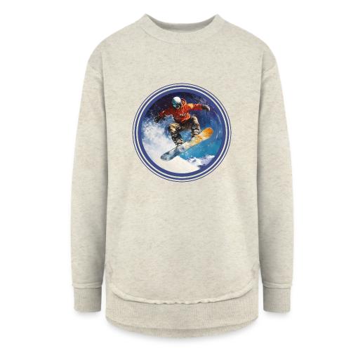 Snowboarding Rush - Women's Weekend Tunic Fleece Sweatshirt