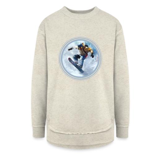 Snowboarding Life - Women's Weekend Tunic Fleece Sweatshirt