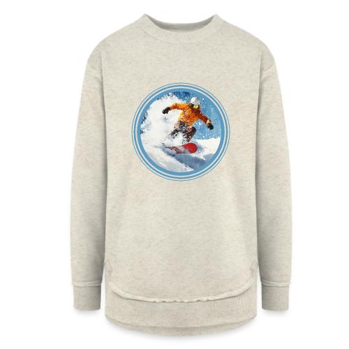 Snowboarding Edge - Women's Weekend Tunic Fleece Sweatshirt