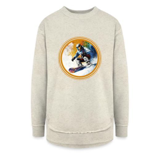 Snowboarding Dreams - Women's Weekend Tunic Fleece Sweatshirt