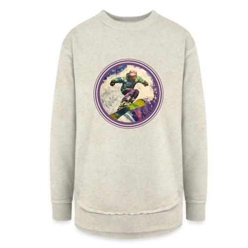 Snowboarding Soul - Women's Weekend Tunic Fleece Sweatshirt