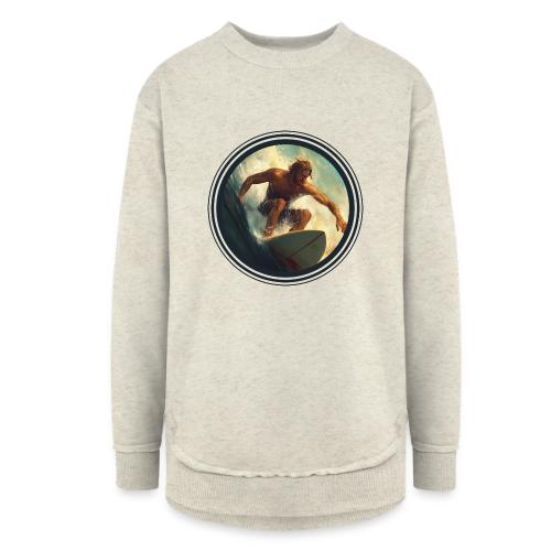 Surfing Rush - Women's Weekend Tunic Fleece Sweatshirt