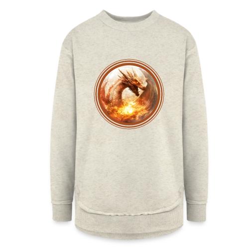 Dragon's Wrath - Women's Weekend Tunic Fleece Sweatshirt