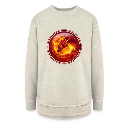 Dragon Blaze - Women's Weekend Tunic Fleece Sweatshirt