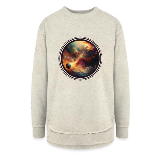The Painted Planets - Women's Weekend Tunic Fleece Sweatshirt