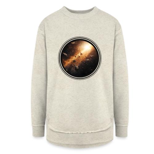 Asteroids Pulse - Women's Weekend Tunic Fleece Sweatshirt