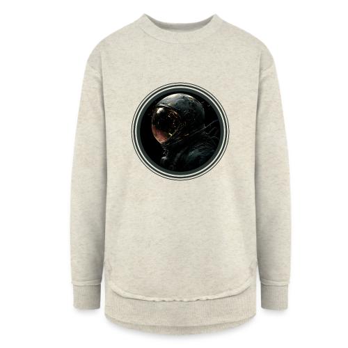 Astronaut: Reach for the stars - Women's Weekend Tunic Fleece Sweatshirt