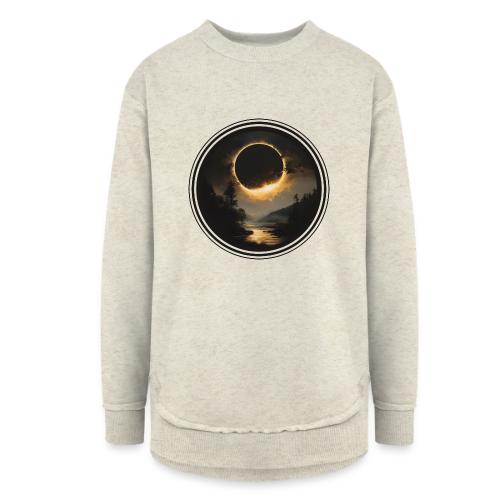 Eclipse: Shadowed Light - Women's Weekend Tunic Fleece Sweatshirt