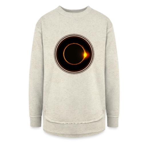 Solar Eclipse - Women's Weekend Tunic Fleece Sweatshirt