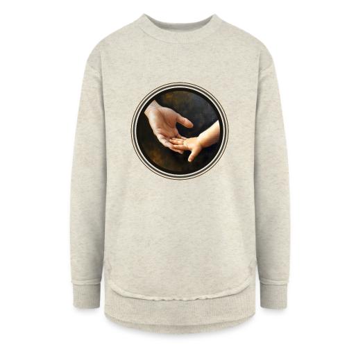 Hand in hand - Women's Weekend Tunic Fleece Sweatshirt