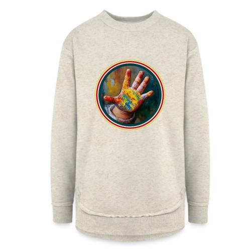 Colors of Innocence - Women's Weekend Tunic Fleece Sweatshirt
