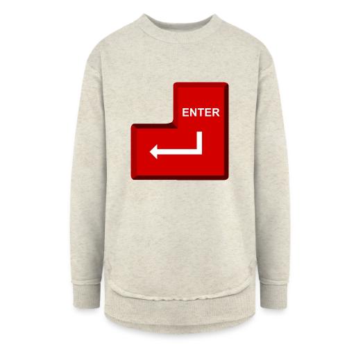 Just Press Enter - Women's Weekend Tunic Fleece Sweatshirt