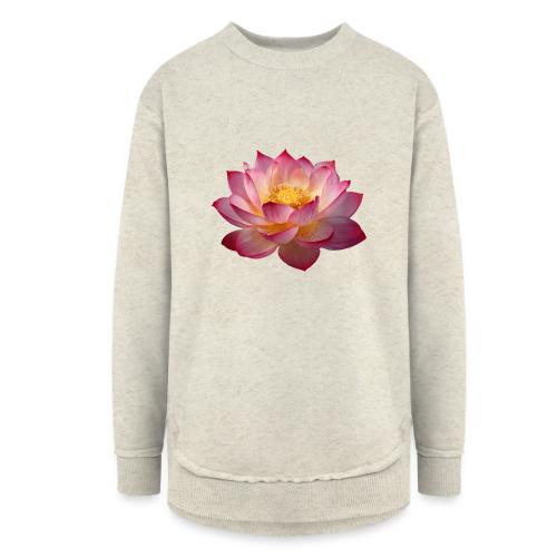 Serenity Lotus Grace - Women's Weekend Tunic Fleece Sweatshirt