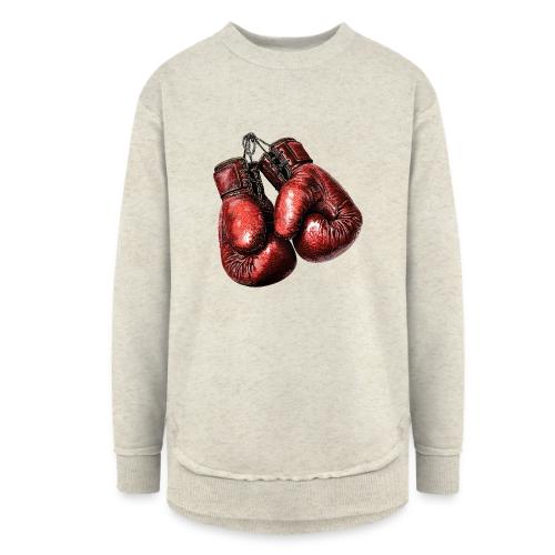 Legacy Boxing Gloves - Women's Weekend Tunic Fleece Sweatshirt