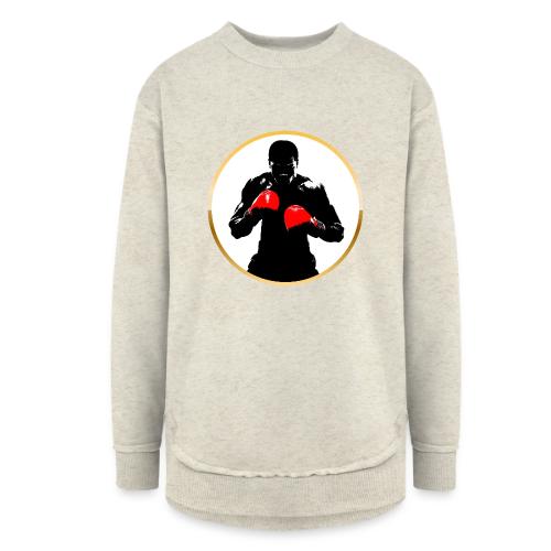 Boxing: Golden Ring Fighter - Women's Weekend Tunic Fleece Sweatshirt