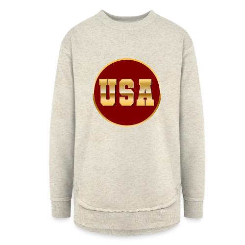 Golden USA Seal - Women's Weekend Tunic Fleece Sweatshirt