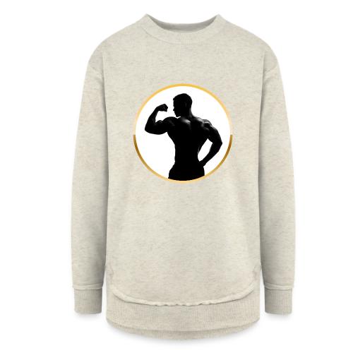 Bodybuilder: Classic Flex Emblem - Women's Weekend Tunic Fleece Sweatshirt