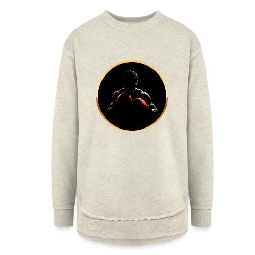 Boxing: Crimson Gloves Fighter - Women's Weekend Tunic Fleece Sweatshirt