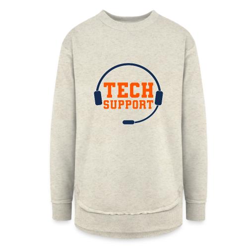 Tech Support Mode On - Women's Weekend Tunic Fleece Sweatshirt