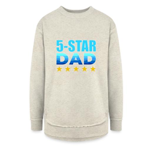 Five Stars Dad - Women's Weekend Tunic Fleece Sweatshirt