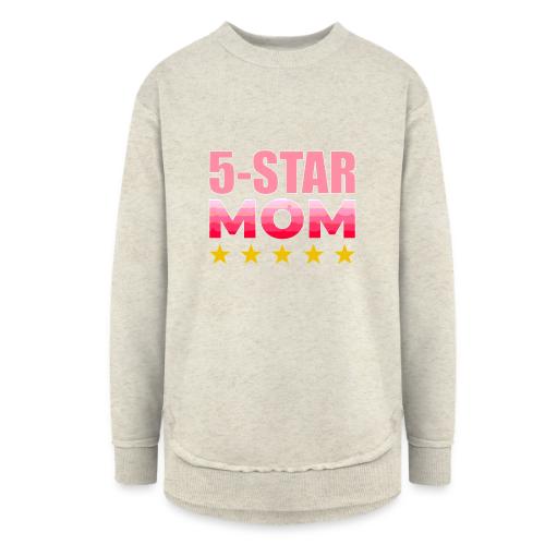 Five Stars Mom - Women's Weekend Tunic Fleece Sweatshirt