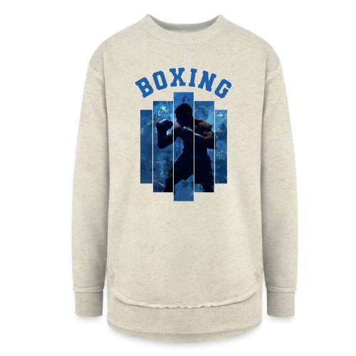 Boxing Never Stops - Women's Weekend Tunic Fleece Sweatshirt