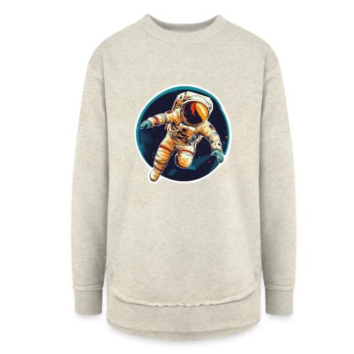 Astronaut: Dream, explore, discover! - Women's Weekend Tunic Fleece Sweatshirt