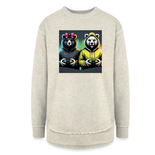 Gamer Bears - Women's Weekend Tunic Fleece Sweatshirt