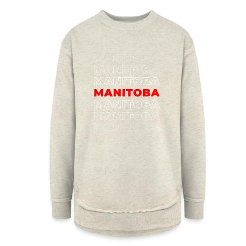 Manitoba Mark - Women's Weekend Tunic Fleece Sweatshirt