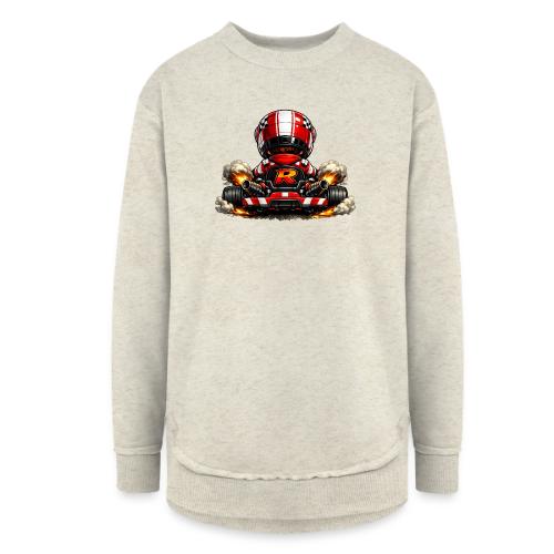 Carcadelogoracerback - Women's Weekend Tunic Fleece Sweatshirt