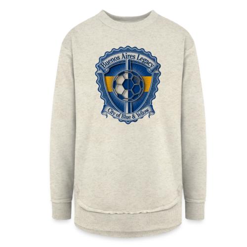 Buenos Aires Legacy T Shirt, Soccer City Pride Gif - Women's Weekend Tunic Fleece Sweatshirt