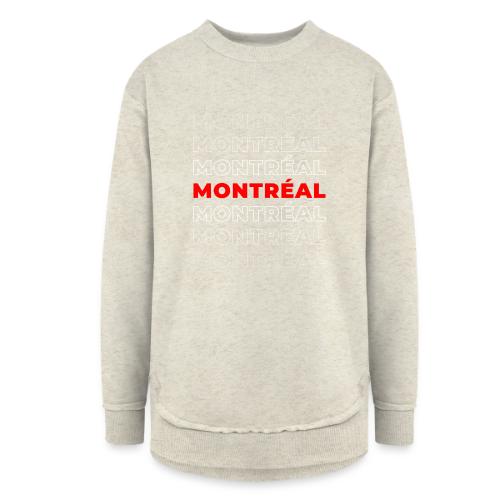 Montreal Echoes - Women's Weekend Tunic Fleece Sweatshirt