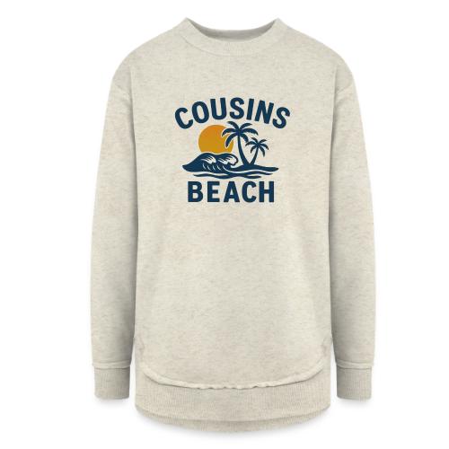 cousins beach t shirt - Women's Weekend Tunic Fleece Sweatshirt