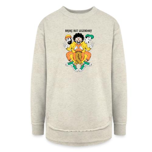 Legendary Broke Crew Retro - Women's Weekend Tunic Fleece Sweatshirt