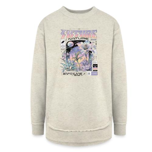 Future Nature Retro-Futuristic - Women's Weekend Tunic Fleece Sweatshirt