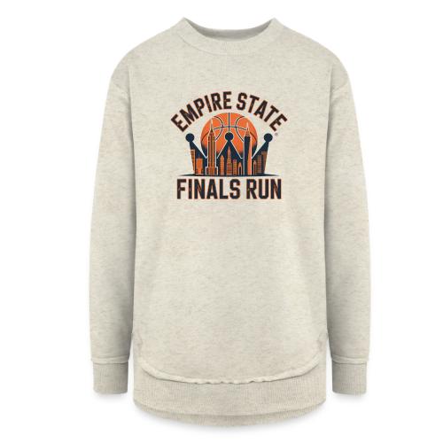 Empire State Finals Run - Women's Weekend Tunic Fleece Sweatshirt