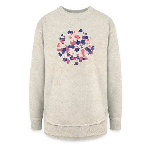 abstract circles pattern - Women's Weekend Tunic Fleece Sweatshirt