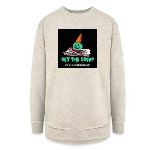 New Green Scoop - Women's Weekend Tunic Fleece Sweatshirt