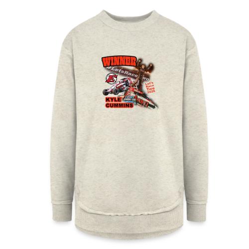 Kyle Cummins #LetsRaceTwo Winner - Women's Weekend Tunic Fleece Sweatshirt