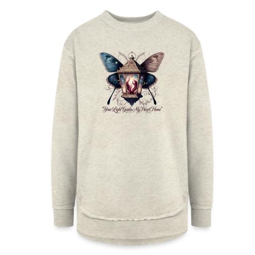 Guiding Light Eternal Flame Lantern Romance Gifts - Women's Weekend Tunic Fleece Sweatshirt